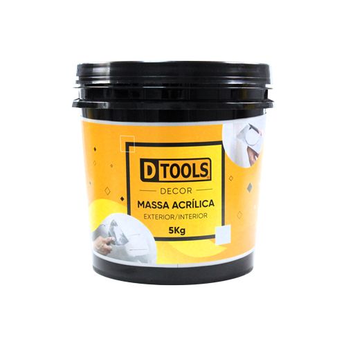 Massa Acrílica GL 5KG - Linha Decor - D'tools