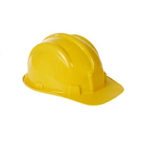 Capacete Com Carneira Amarelo - Plastcor