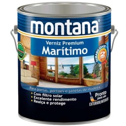 Verniz Marítimo Alto Brilho Natural GL 3,6L - Montana