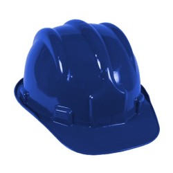 Capacete Com Carneira Azul Escuro - Plastcor